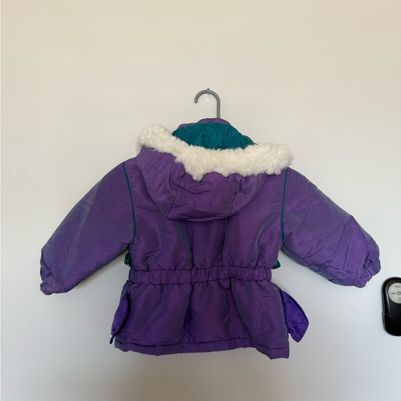Purple Kids Puffer Jacket - Picture 4 of 4